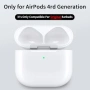 Нова AirPods 4 зарядна кутия USB-C + Qi безжично зареждане 680mAh, снимка 2