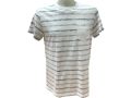 G-STAR размер M мъжка тениска бяло бежово сиво райе, снимка 1 - Тениски - 45717816