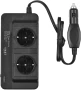 Cankypu 200W автомобилен инвертор към AC 220V конвертор с 2 контакта, 4 USB порта,, снимка 1