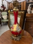 Стара лампа от муранско стъкло и месинг, снимка 4