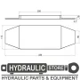 Тампон - гумена подложка за самосвал 330x112x16 55700950, снимка 2