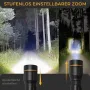 LICHTMEISTER ® LED акумулаторна фенерче 2000 лумена 5000 mAh батерия, снимка 5