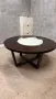 Кръгла, дървена, трапезна маса, снимка 1