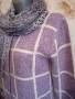 лилава жилетка +шал, снимка 4