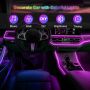 Комплект светлини за кола STELS, LED, RGB, Вътрешно осветление, 29 цвята, 6 м , снимка 8
