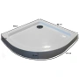 BR90-Комплект овално корито с висок борд (цяла престилка), крачета, сифон, снимка 2