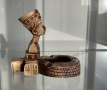 Египетски сувенир , пепелник с Нефертити , снимка 4