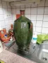 Продавам голям красив зелен антикварен глинен съд / бутилка /стомна, снимка 9