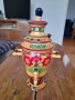 Стар дървен самовар,хохлома, снимка 3