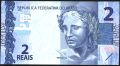 Банкнота 2 реала 2010 от Бразилия, снимка 1