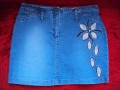 Къса дънкова пола, снимка 1