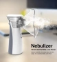 Инхалатор Nebulizer, ултразвуков, преносим, бял/сив, 8 мл, снимка 3