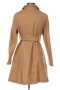 Дамско преходно палто цвят камел - Shein, снимка 2