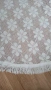 Памучна покривка ажур за кръгла маса 134 см диаметър, снимка 3