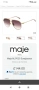 🕶️ Дизайнерски слънчеви очила Maje MJ7028 – Satin Rose Gold, снимка 6
