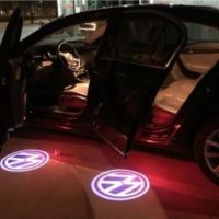 LED лого проектор за врати, 2 бр. Mercedes/BMW/Volkswagen . Работи на батерии, снимка 2 - Аксесоари и консумативи - 45116767