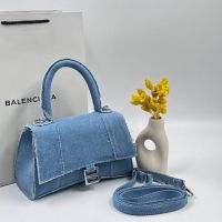 Дънкова чанта Balenciaga, снимка 3 - Чанти - 45151138