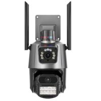 6 Mpx. Двойна вътрешна/външна WIFI камера за наблюдение, снимка 3 - Аудиосистеми - 46212076