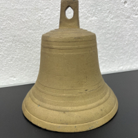 Бронзова камбана №5253 , снимка 2 - Антикварни и старинни предмети - 44989120