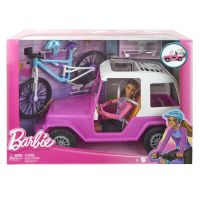 Кукла Барби с джип и колело, снимка 2 - Кукли - 45510171