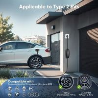 Ново Мощно Type 2 EV Зарядно - 6-13А Регулируем Ток за електромобил, снимка 9 - Друга електроника - 45192076