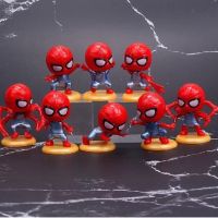 8 бр Спайдърмен sPIDERMAN пластмасови фигурки фигурка играчки играчка за игра и торта , снимка 4 - Фигурки - 45963707