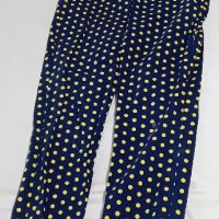 тъмно син панталон на жълти точки, снимка 7 - Панталони - 46200100