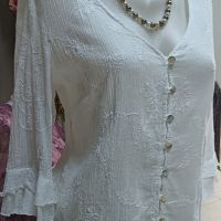 Дамски блузи и потници от памук, снимка 3 - Тениски - 45807204