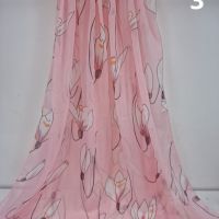 Дамски шал с флорални шарки 1.80х0.90см, снимка 3 - Шалове - 45779280
