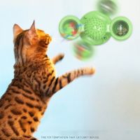 Интерактивна въртяща се играчка за котки вятърна мелница, снимка 3 - За котки - 45681551