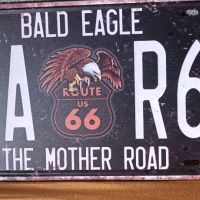 ROUTE 66-Bald Road 1766-The Mother Road 1938-метална табела -тип регистрационен номер, снимка 3 - Аксесоари и консумативи - 45794329