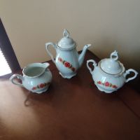 Порцеланов чайник, латиера ,захарница, снимка 8 - Сервизи - 45845218