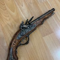 Реплика на кремъчен пистолет, снимка 1 - Антикварни и старинни предмети - 45397326