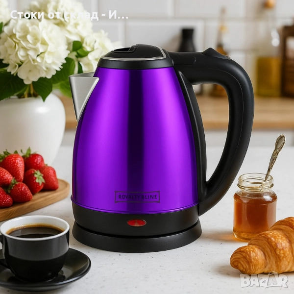 Електрическа кана 1.7 литра Royalty Line RL-SSK1.7L, 1500W, снимка 1