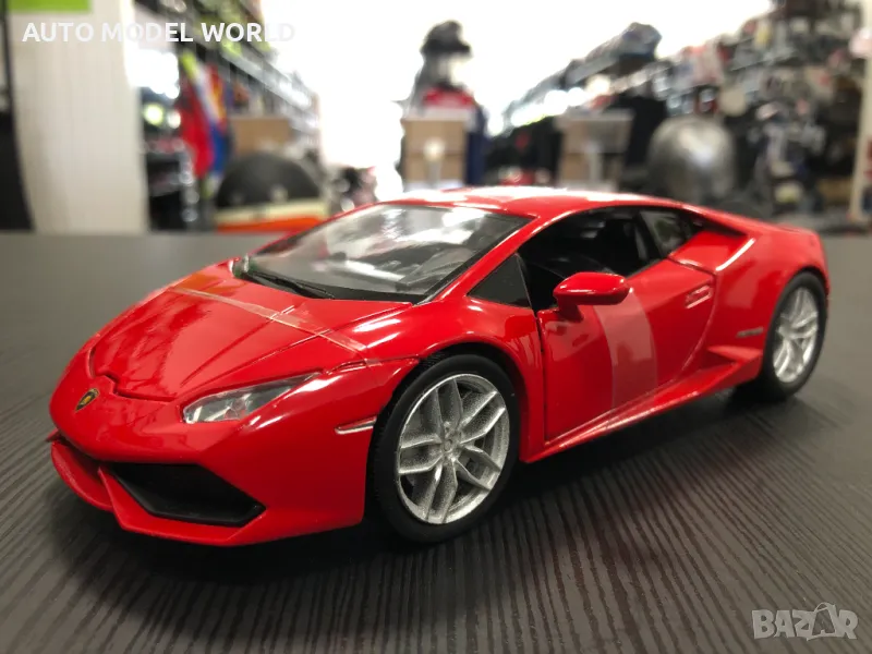 Рядък модел метална колекционерска количка LAMBORGHINI HURACAN 1:24, снимка 1