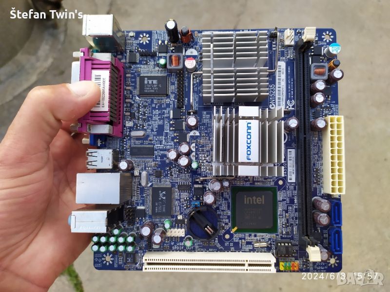 ✅ Работеща дънна платка: Foxconn 45CS/45CSX Intel(R) Atom(TM) CPU 230 1.60GHz, снимка 1