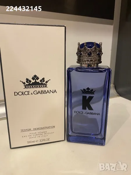 Dolce & Gabbana King  intens For Men EDP Tester , снимка 1