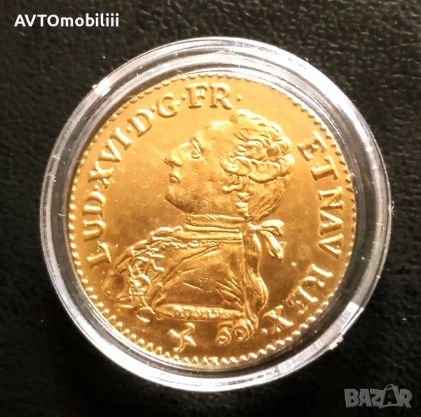 Позлатена монета от 1774г, снимка 1