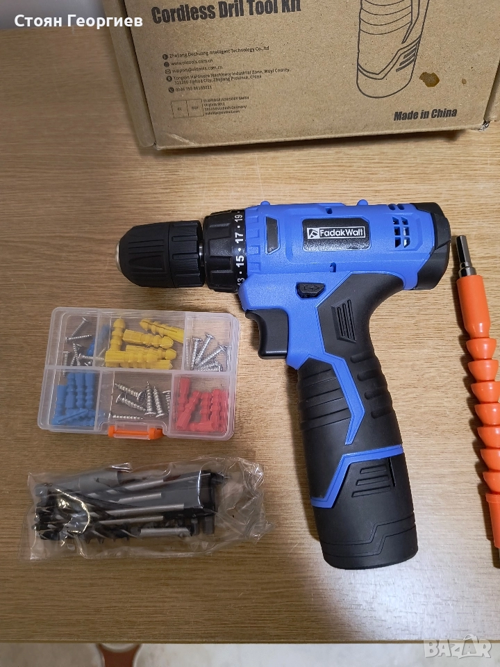 Чисто нова бормашина с батерия FADAKWALT 12V, снимка 1