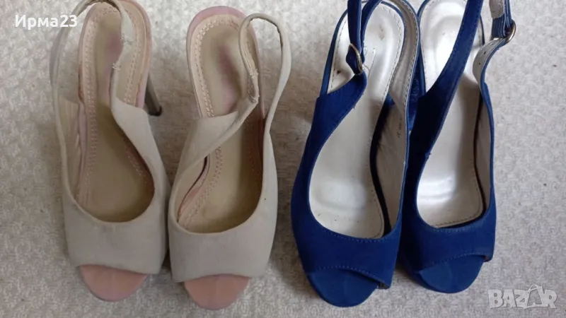 Велурени сандали, снимка 1