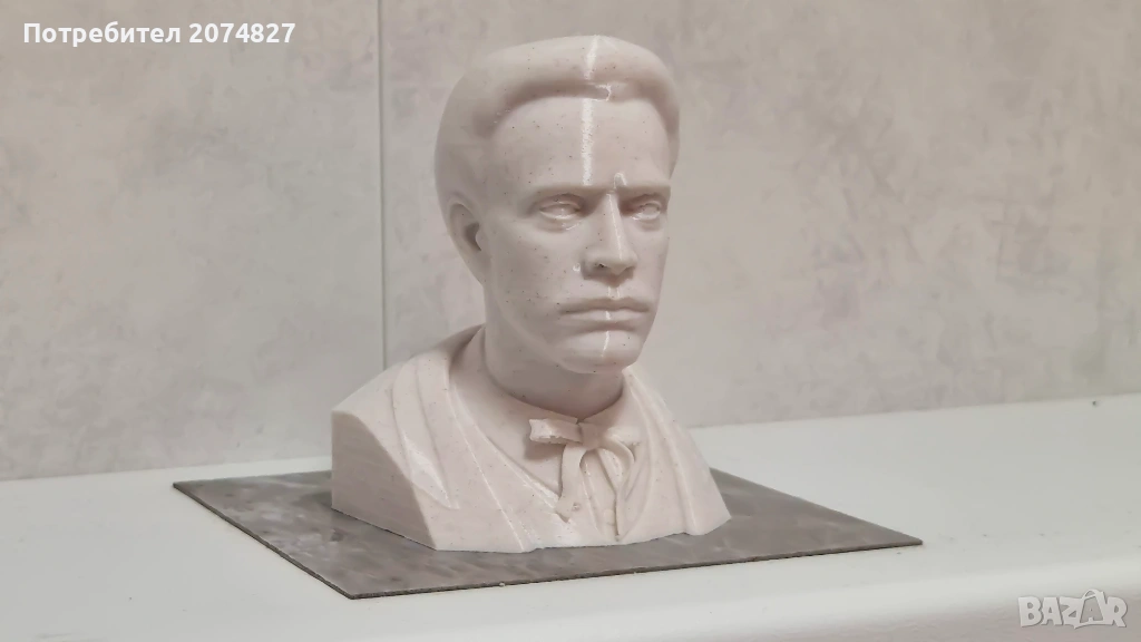 Васил Левски - 3д статуя бюст, снимка 1