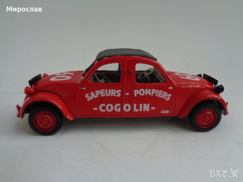 1:43 NOREV CITROEN 2 CV COGOLIN ПОЖАРНА КОЛИЧКА МОДЕЛ, снимка 1