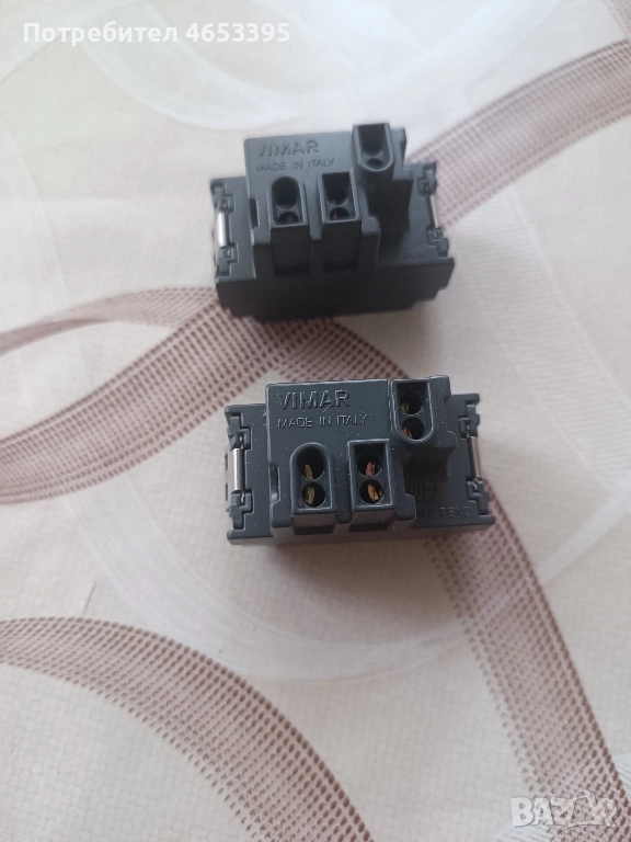 Vimar 0R16201 Idea Стенен контакт със SICURY защита 2P+T 10A P11 сив, снимка 1