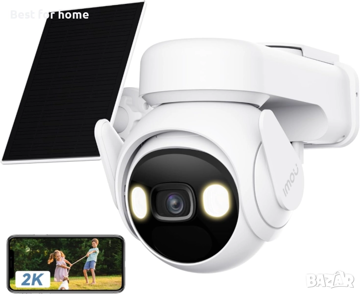  Imou 2K 15000 mAh WLAN IP камера, външна с AI разпознаване на хора  , снимка 1