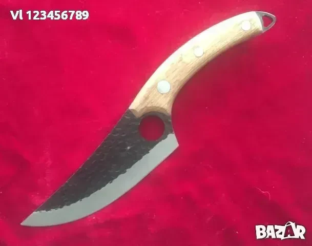 Нож месарски/ за дране/ , ръчно правен 150х270, снимка 1