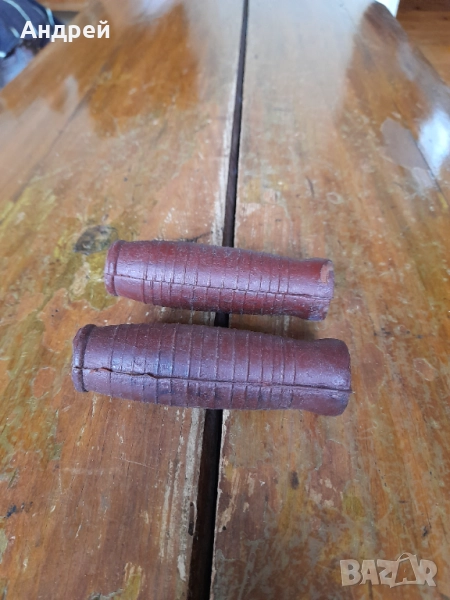Стари дръжки за кормило на велосипед,колело, снимка 1