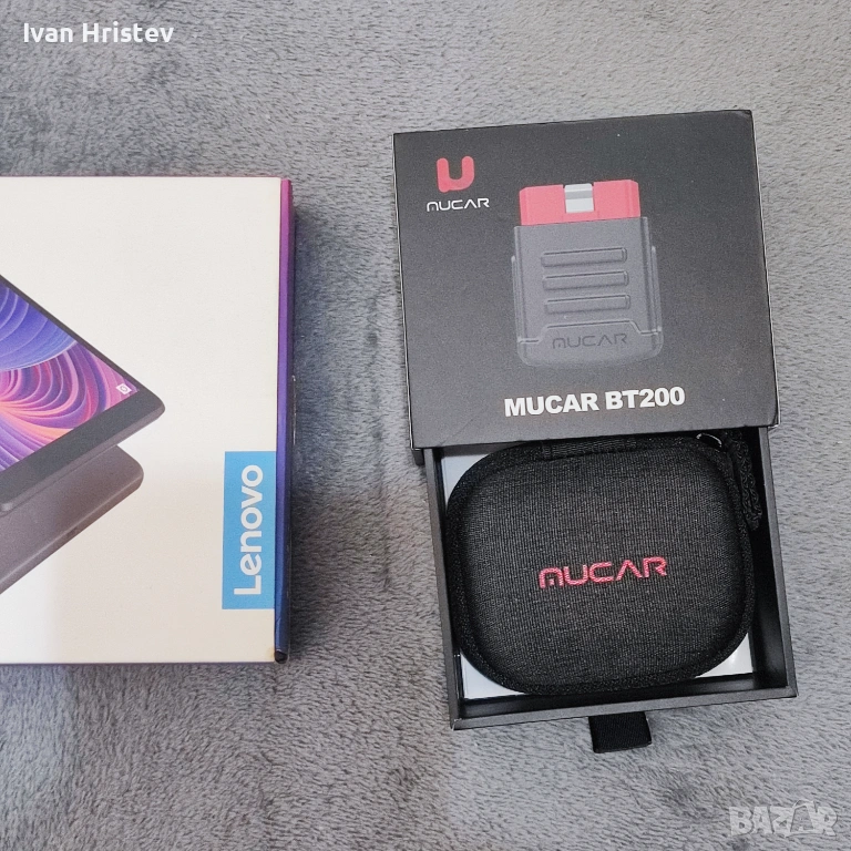 Автодиагностика MUCAR BT200 + таблет Lenovo Tab M8 TB-8505F 32GB 2GB, снимка 1