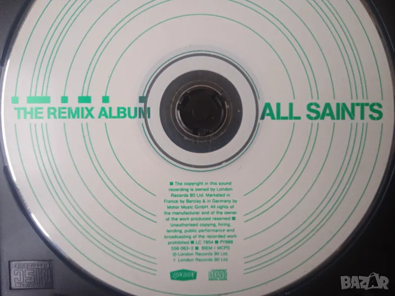 All Saints – The Remix Album - матричен диск музика, снимка 1