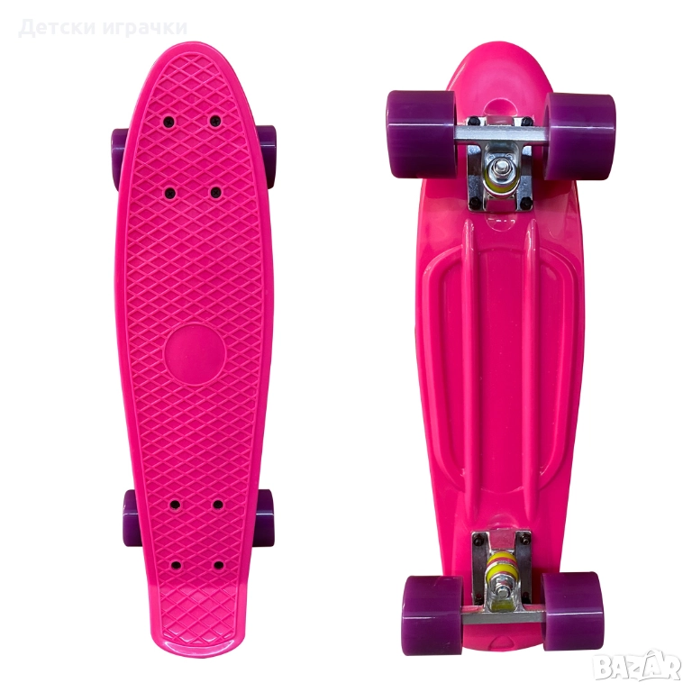 Пениборд розов, детски скейтборд, снимка 1