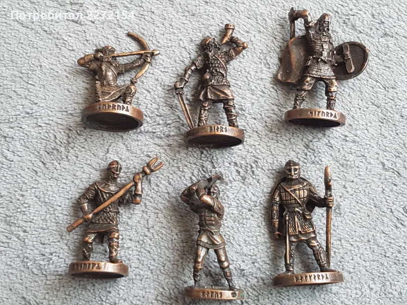  Статуетка  викинги 6 бр, снимка 1